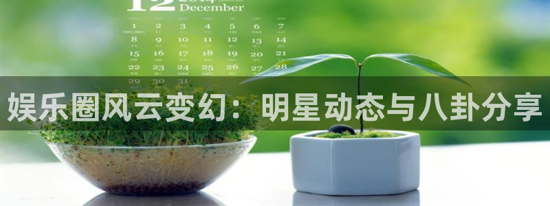 赢乐彩票体育凯捷平台代理：娱乐圈风云变幻：明星动态与八卦分享