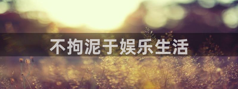 赢乐彩票平台主管：不拘泥于娱乐生活