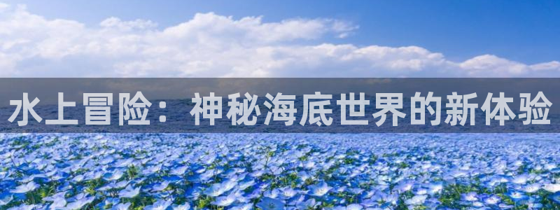 赢乐彩票凯捷平台：水上冒险：神秘海底世界的新体验